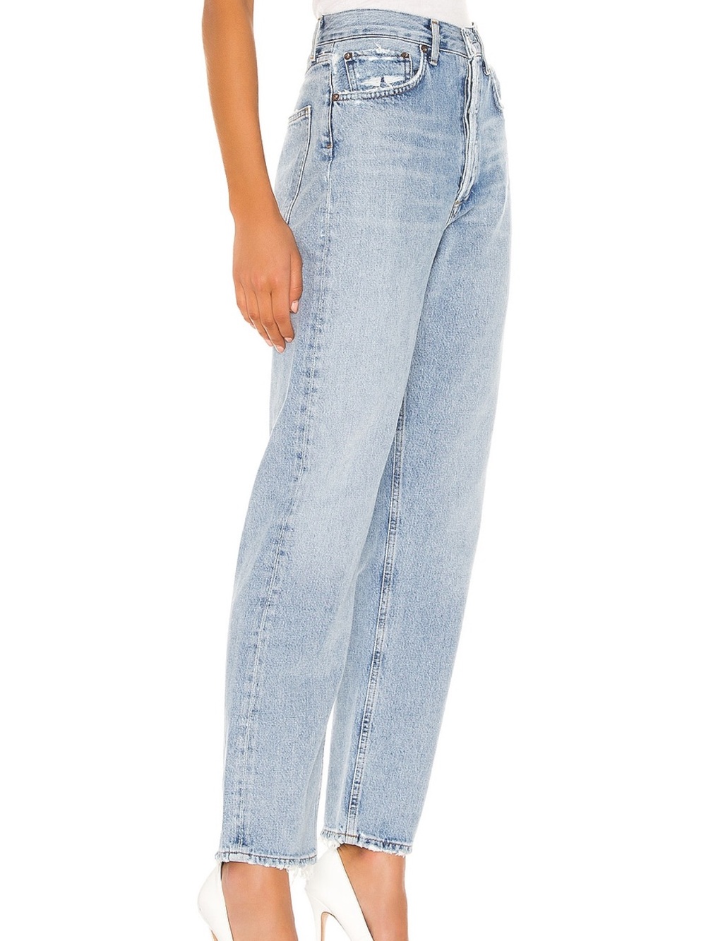 Agolde 90’s Mid Rise Loose Fit Jeans in Snapshot
